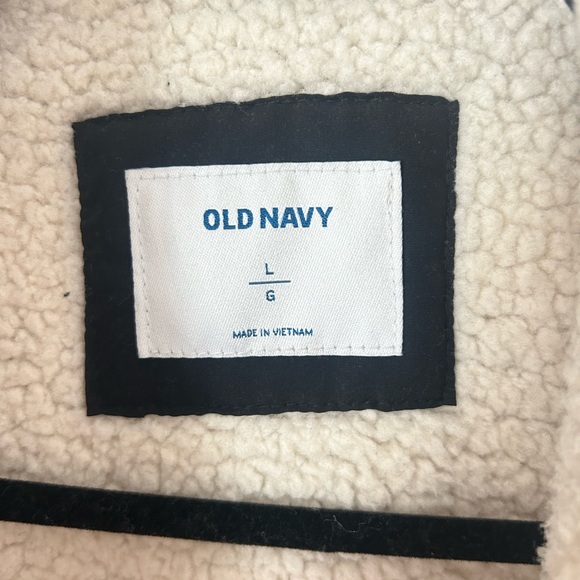 Old Navy plaid fleece lined jacket size L. NWOT - Picture 3 of 6